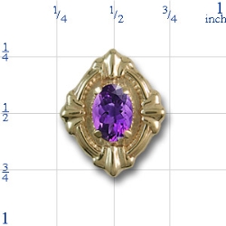 80883 Amethyst Bracelet Slide 